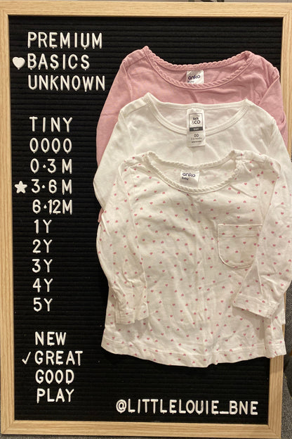 Inbetween Seasonal Edit - Girls 3-6M