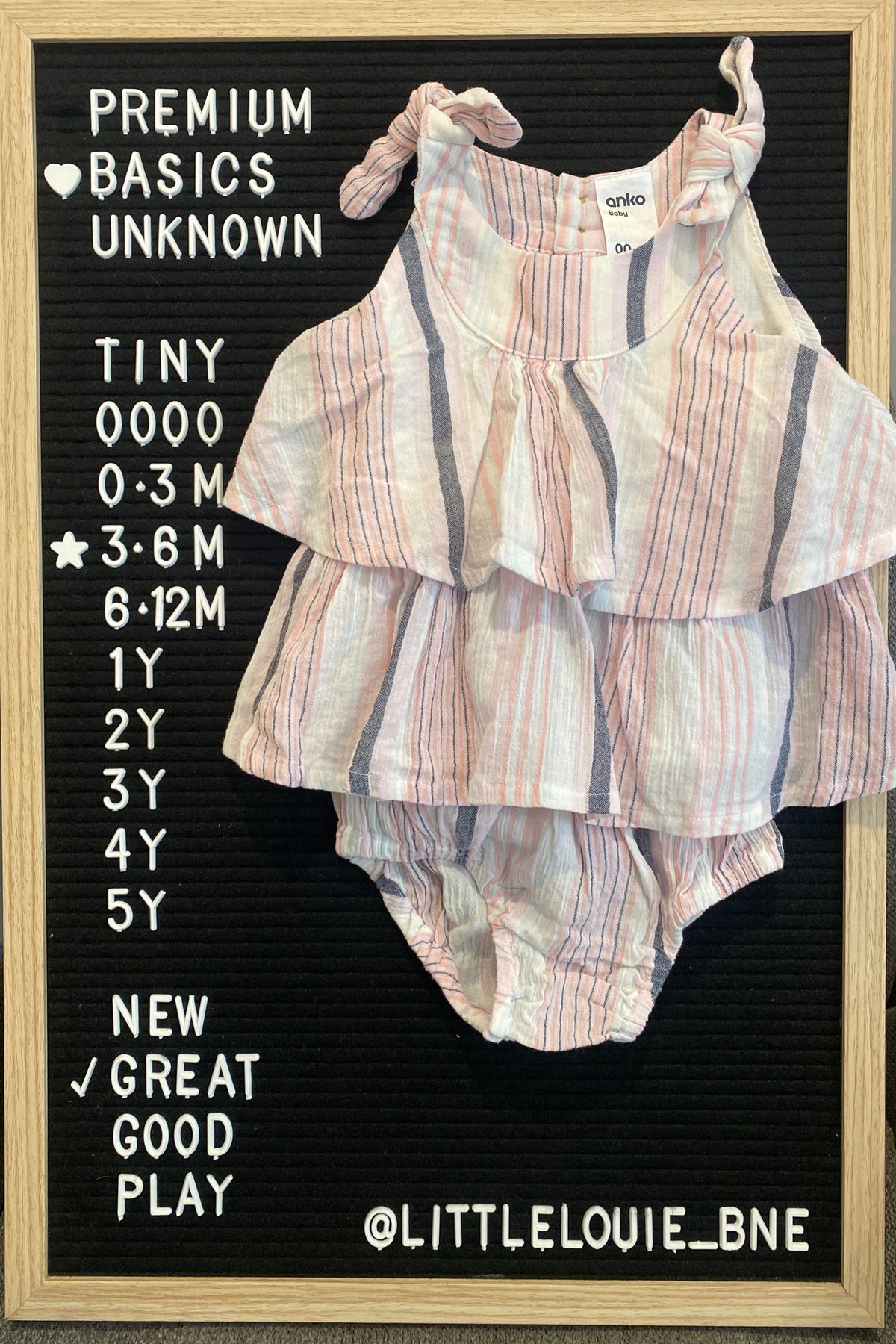 Summer Seasonal Edit - Girls 3-6M