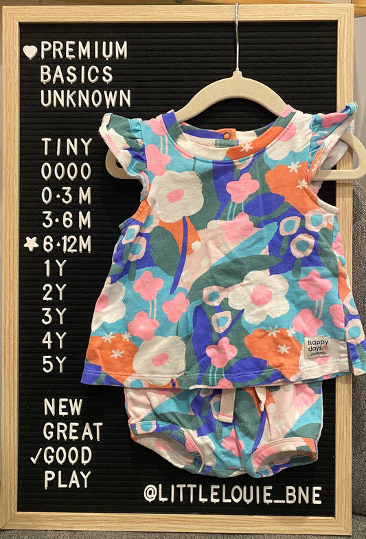 Jack & Milly Floral Top/Shorts Set