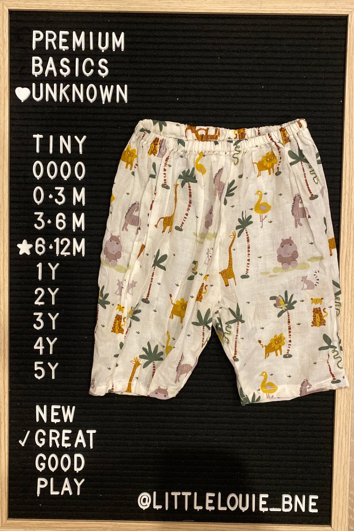 Summer Seasonal Edit - Neutral 6-12M
