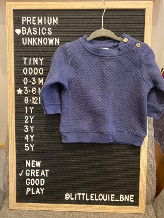 Navy sweater