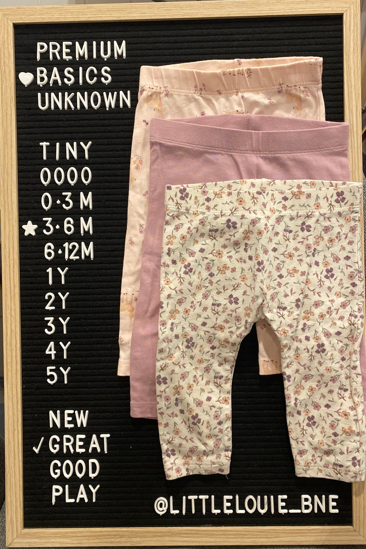 Inbetween Seasonal Edit - Girls 3-6M